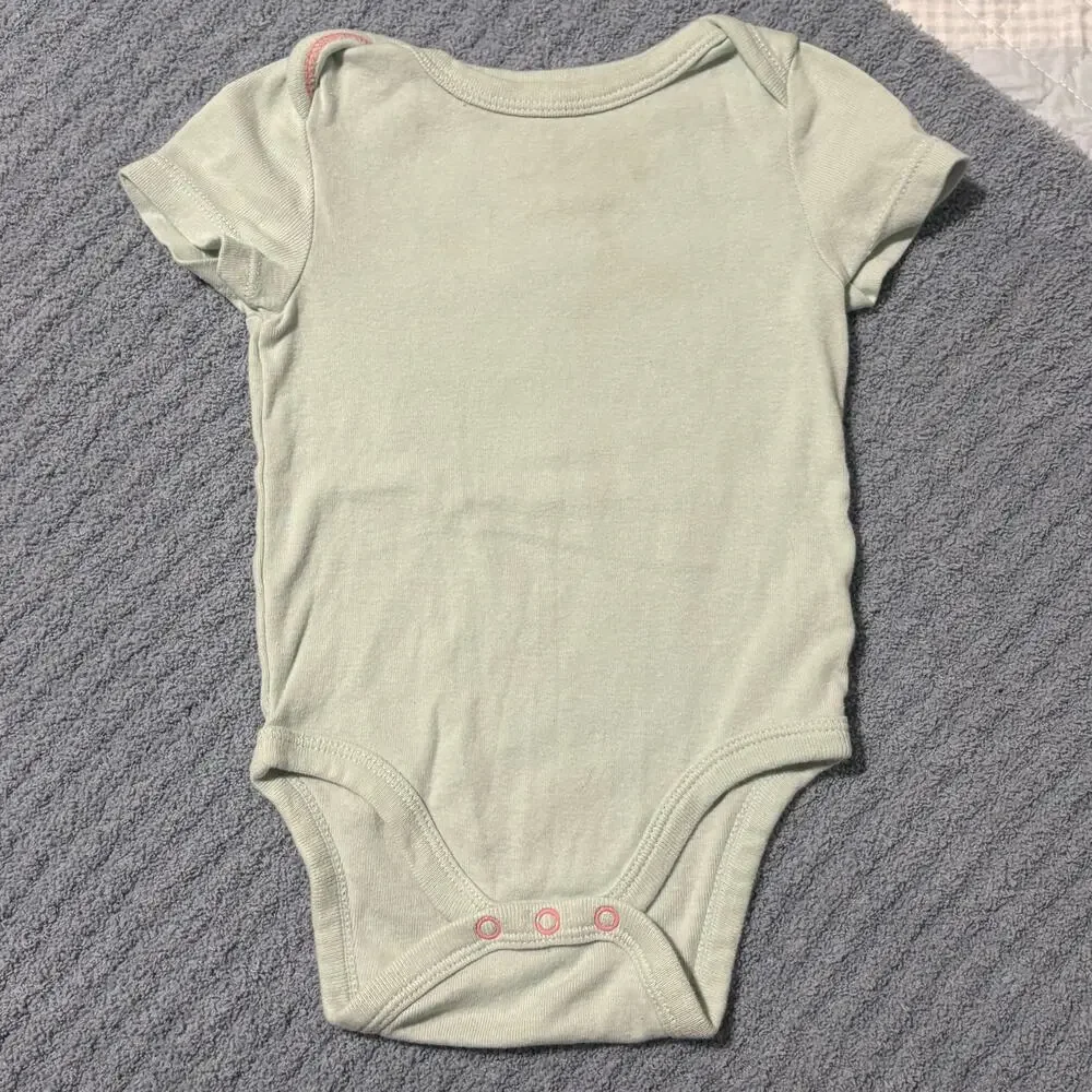 Baby Girl-Onesies-Lot 5 Pack-3M-Carters/Gerber -Giraffe /Floral /Plain